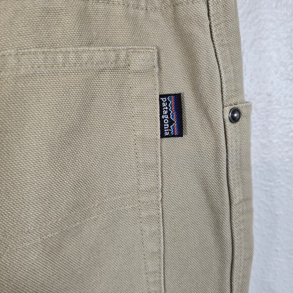 Patagonia M's Builder's Pants Men's 36 Retro Khaki Carpenter Work Wear Utility - Picture 10 of 11